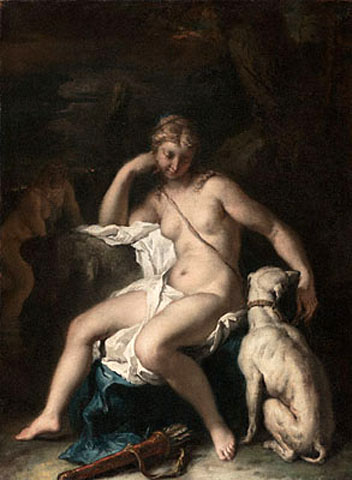 Diana and Her Dog: ca 1700-05