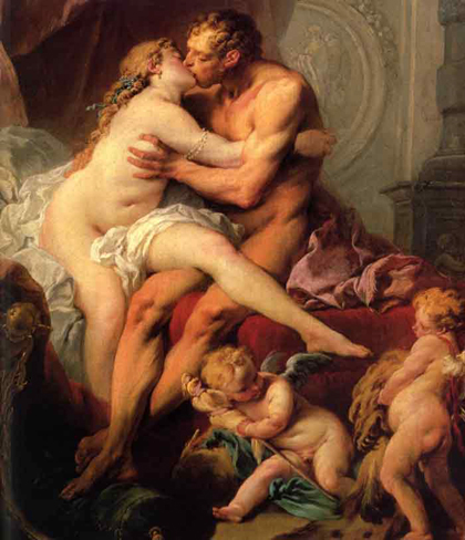 Hercules and Omphale by Boucher