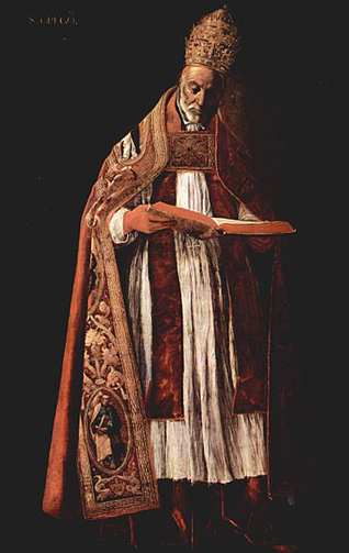 Pope Gregory I by Francisco de Zurbaran