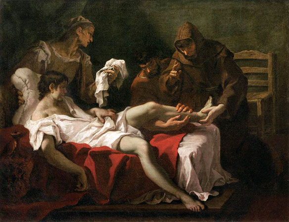 Saint Anthony of Padua Healing a Youth: ca 1690