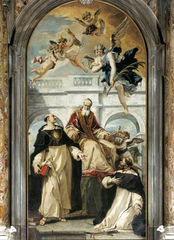Saint Pius, Saint Thomas of Aquino and Saint Peter Martyr: 1730-33