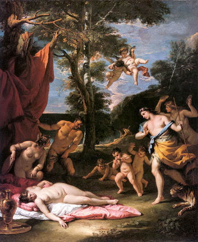 The Meeting of Bacchus and Ariadne: ca 1713
