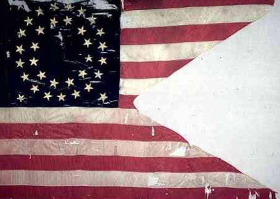 Custer_USA_flag