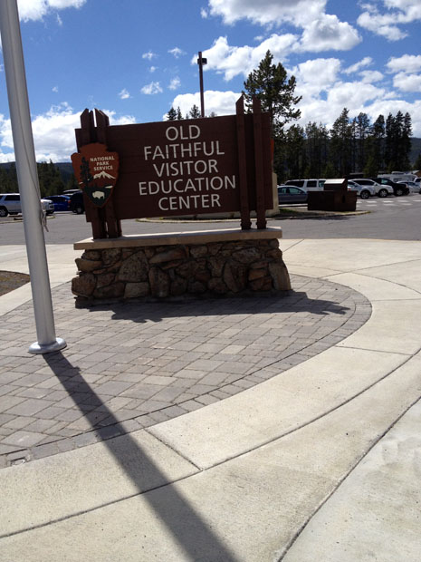Visitor Center at Old Faithful