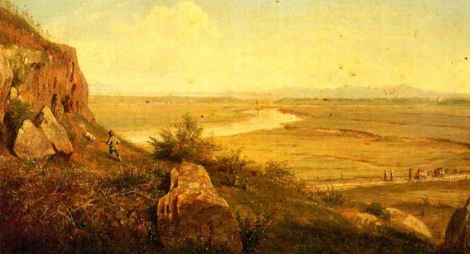 A Hunter in a Landscape: 1860