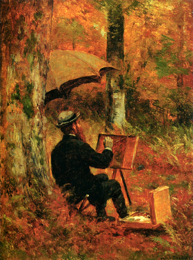 An Artist at his Easel