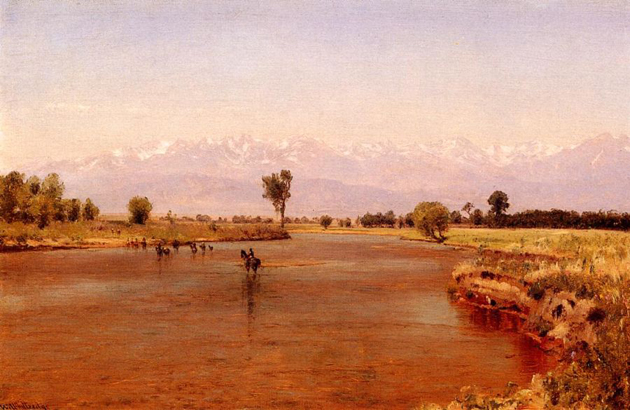 Crossing the Platte: 1870