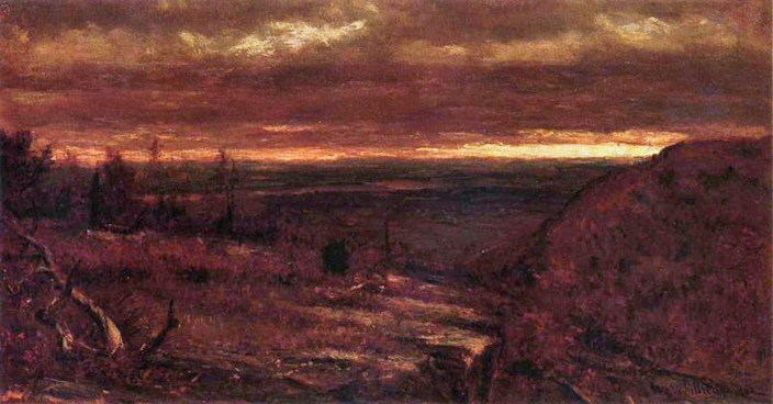 Landscape at Sunset: 1902