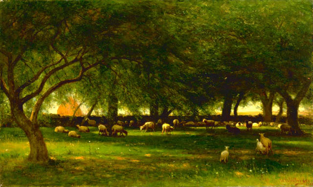 Noon in the Orchard: 1900