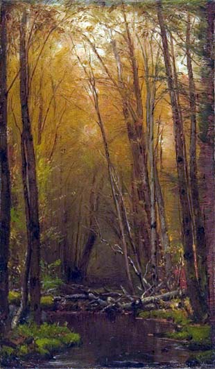 The Birches of the Catskills: ca 1875