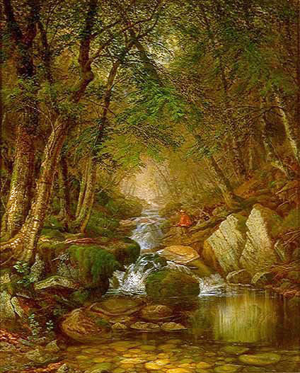 Trout Fishing in the Adirondacks: ca 1862