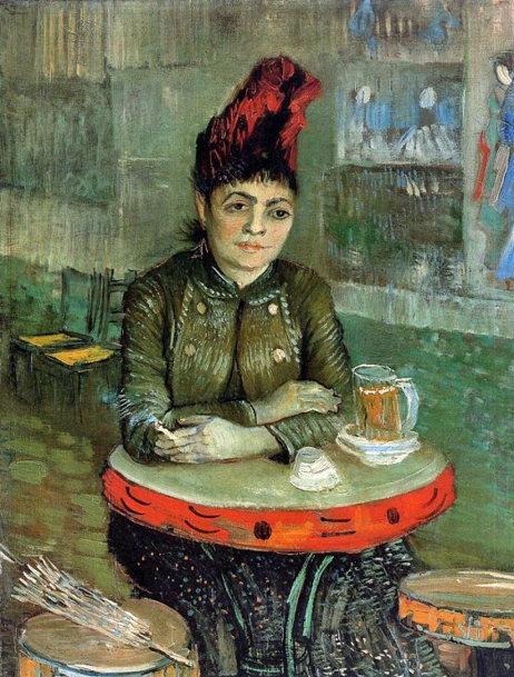 Agostina Sagatori Sitting in the Cafe du Tambourin: 1887