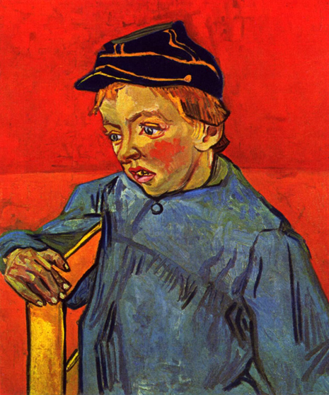 Camille Roulin, The Schoolboy with Uniform Cap: 1888