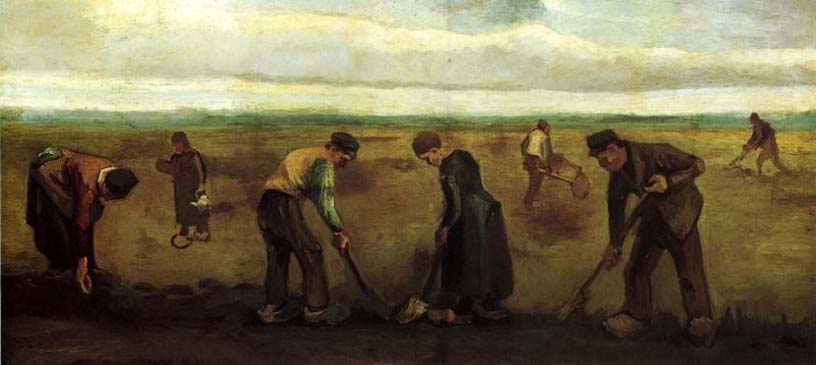 Farmers Planting Potatoes: 1884