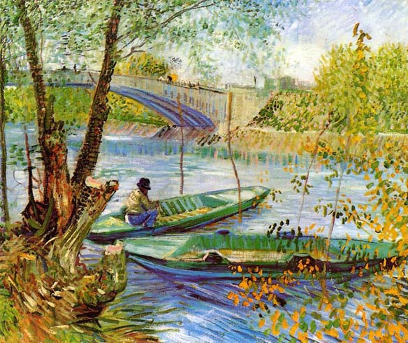Fishing in the Spring, Pont de Clichy: 1887