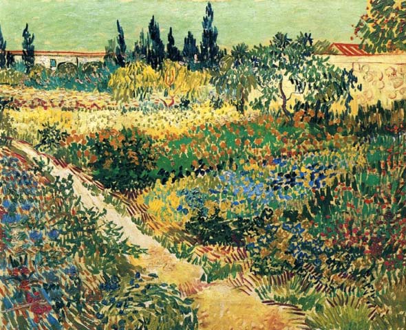 Garden with Flowers: 1888