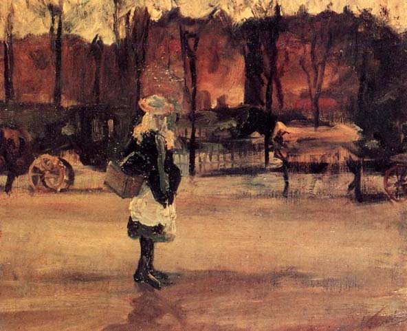 Girl in the Street: 1882
