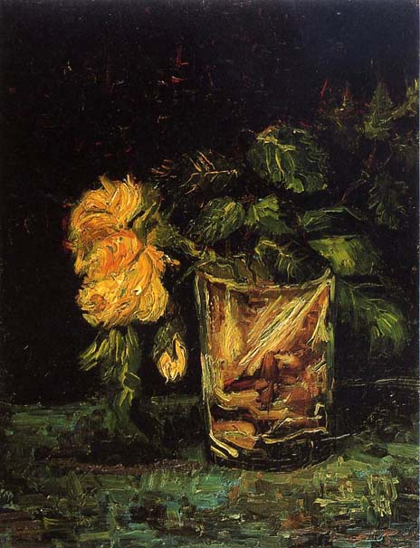 Glass with Roses: 1886
