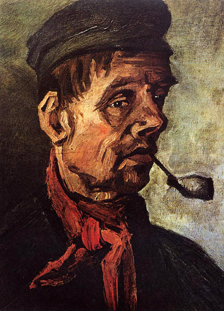 Head of a Peasant with a Pipe: 1884