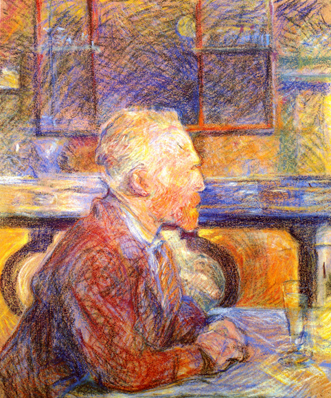 Henri de Toulouse-Lautrec, Portrait of Vincent_van_Goug