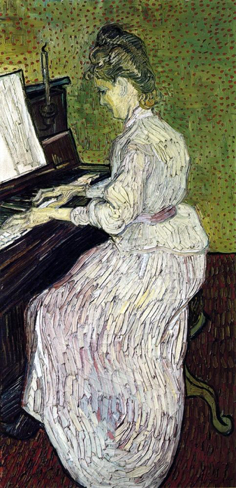 Marguerite Gachet at the Piano: 1890