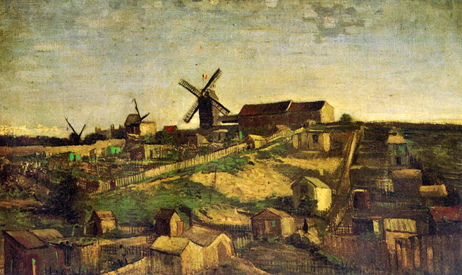 Montmartre the Quarry and Windmills: 1886