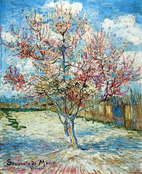 Peach Trees in Blossom: 1888