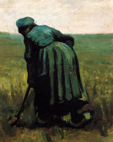 Peasant Woman Digging: 1885