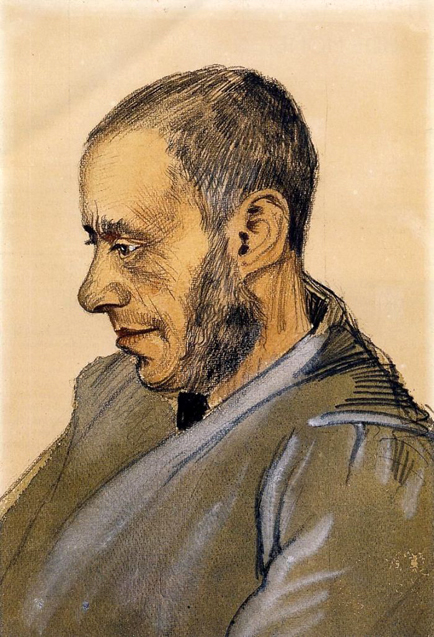 Portrait of Boekverkoper Blok: 1882