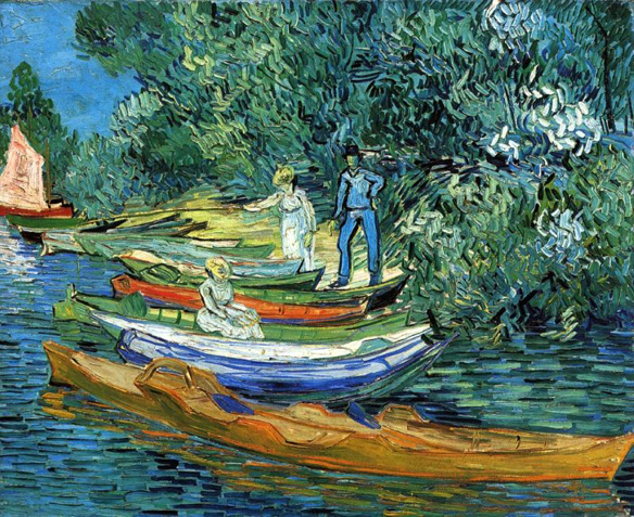 Rowing Boats on the Banks of the Oise: 1890