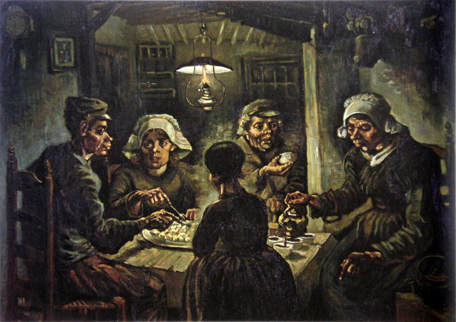 The Potato Eaters: 1885