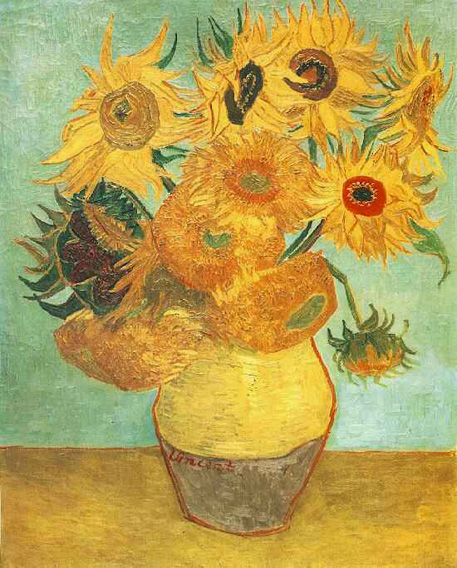 Vase with Twelve Sunflowers Arles: January 1889
