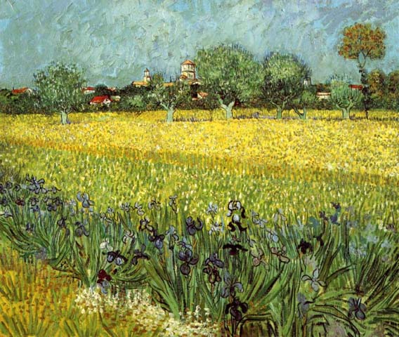 View of Arles with Irises: 1888