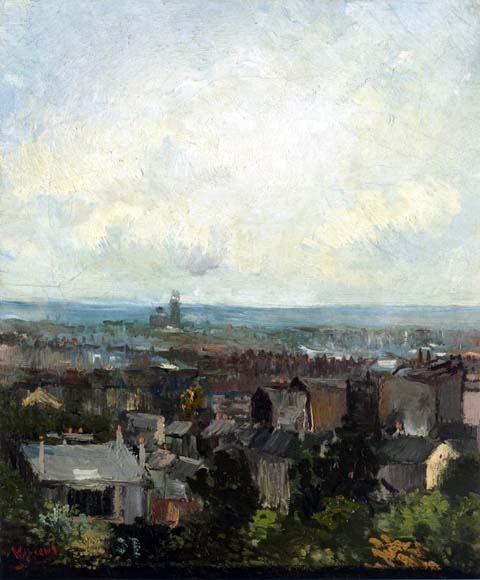 View of Paris from near Montmartre: 1886