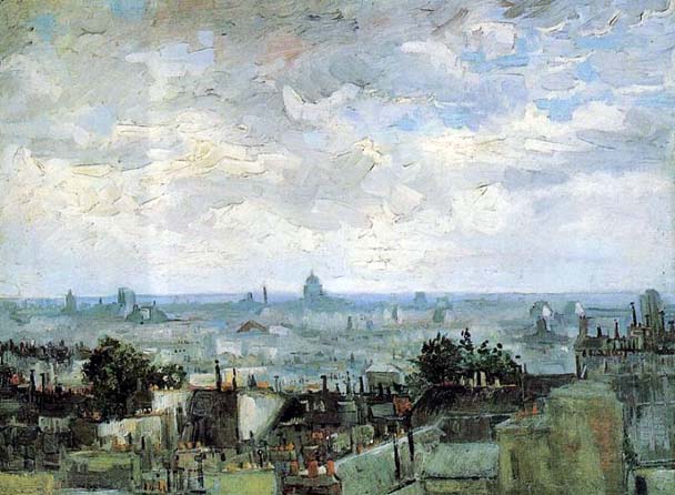 View of the Roofs of Paris: 1886