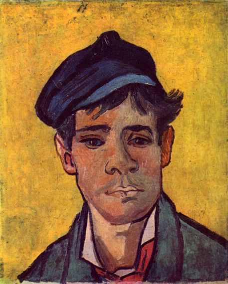 Young Man with a Cap (Armand Roulin), 1888,Private Collection, Zürich, Switzerland