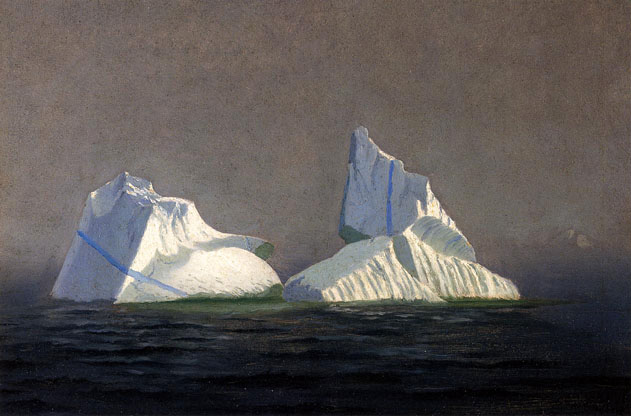 Icebergs: ca 1865