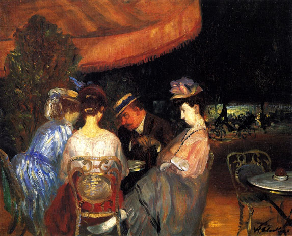 Cafe de la Paix: ca 1906