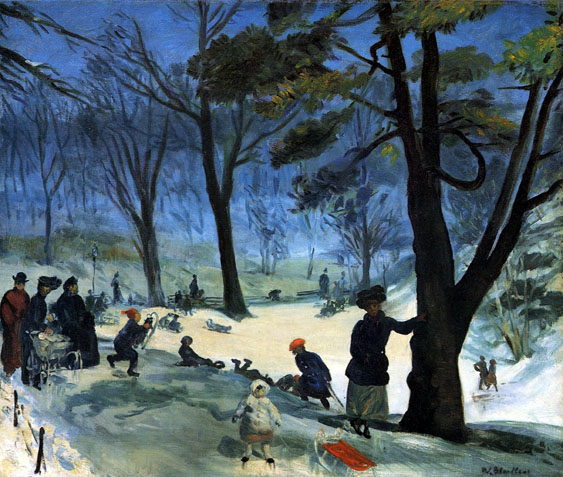 Central Park in Winter: ca 1905