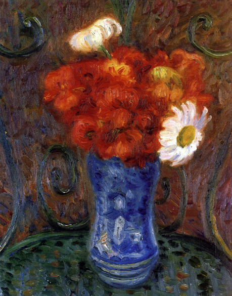 Flowers on a Garden Chair: Date Unknown