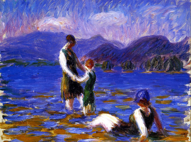 Lake Bathers: ca 1920