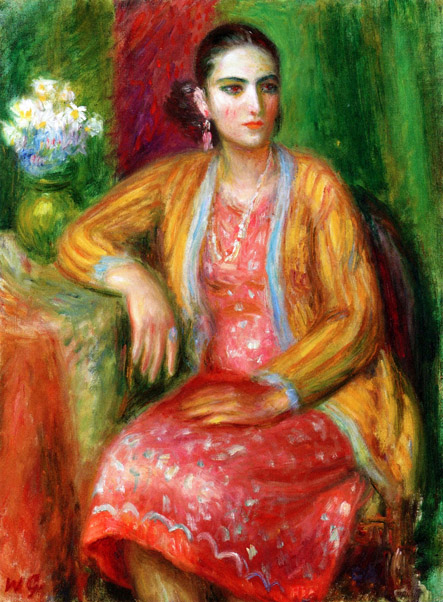 Luisa in a Pink Dress: Date Unknown