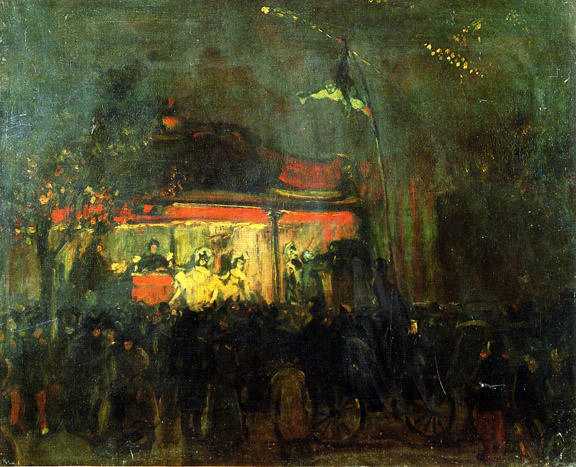 Outdoor Theater, Paris: ca 1895