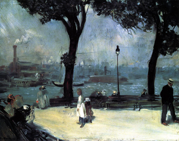 Park on the River: ca 1902