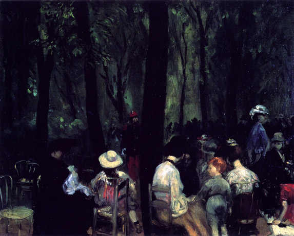 Under the Trees, Luxembourg Gardens: 1906