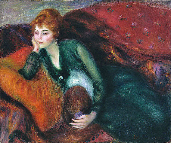 Young Woman in Green: ca 1915