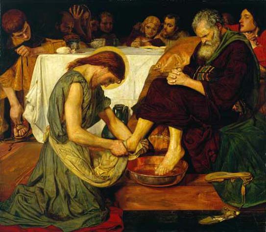 Jesus Washing Pete's Feet: 1852-56